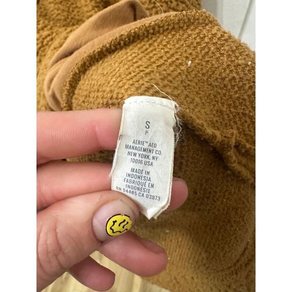 Aerie women’s size small Sherpa brown sweater - Picture 7 of 12